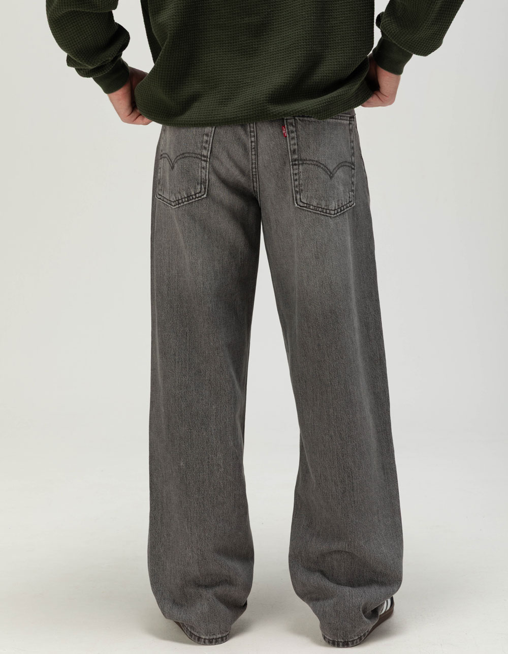 LEVI'S 578 Mens Baggy Jeans - Small GREY Step DENIM