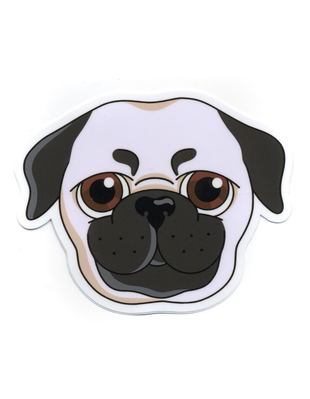 Stickie Bandits Anime Pug Sticker Black Combo Tillys