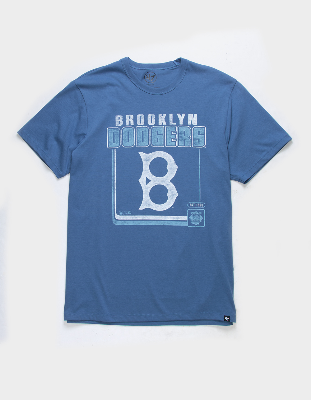 47 Brand Brooklyn Dodgers Boarderline Tee - Blue - Large