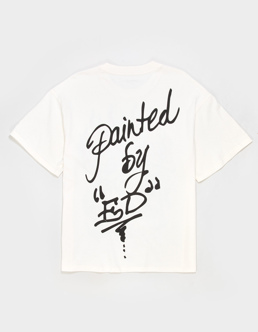 ED HARDY Wolf Head Mens Boxy Tee  - CREAM