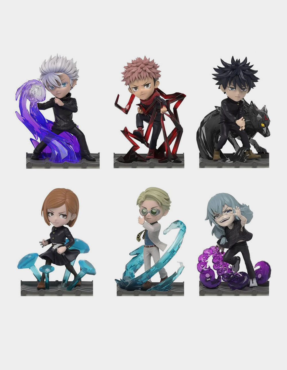 JUJUTSU KAISEN Kwistal Fwenz Battle Ready Collectible Figure Blind Box - ASST
