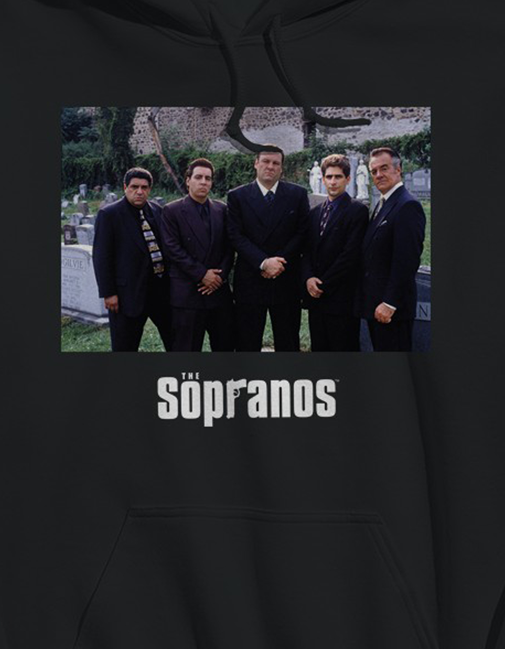 THE SOPRANOS Group Photo Unisex Hoodie - BLACK
