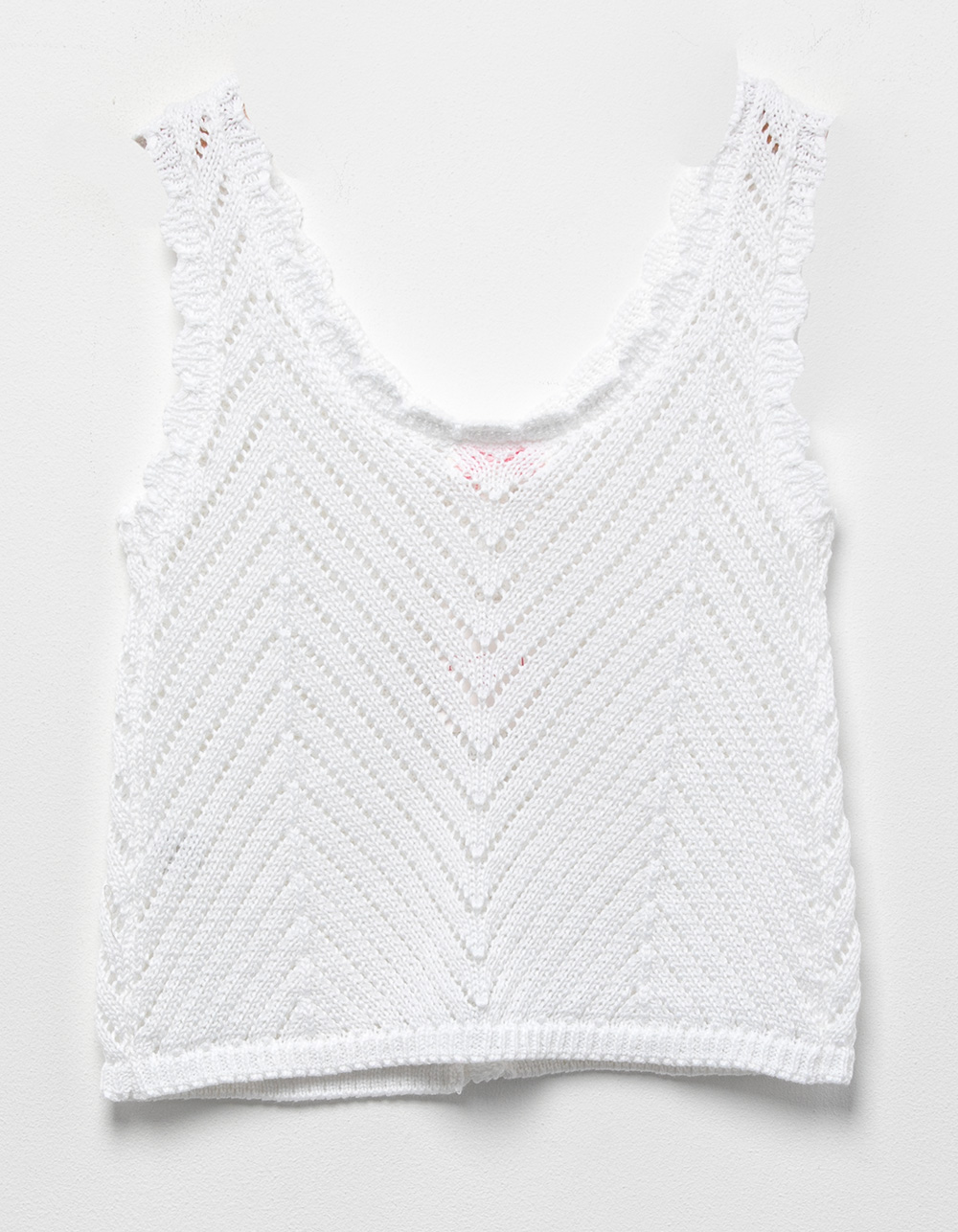 POOF Girls Crochet Button Tank Top - WHITE | Tillys