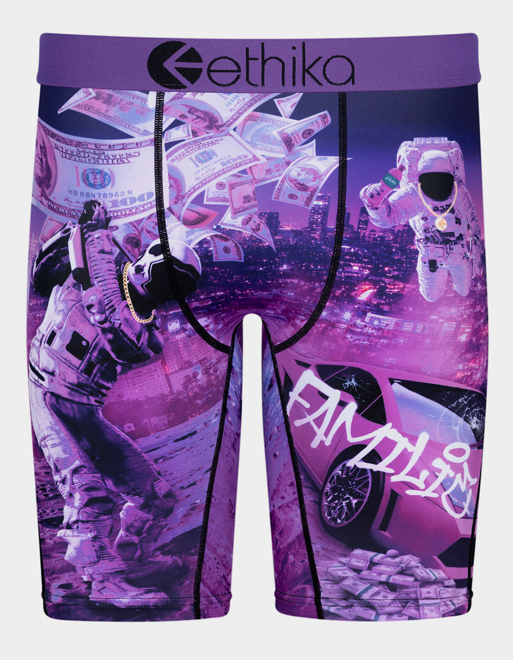 ETHIKA Purple Dreams Staple Boys Boxer Briefs MULTI Tillys