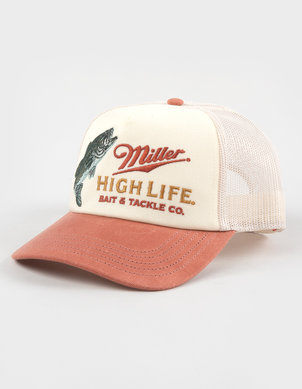 AMERICAN NEEDLE Miller High Life Trucker Hat - Cream Combo