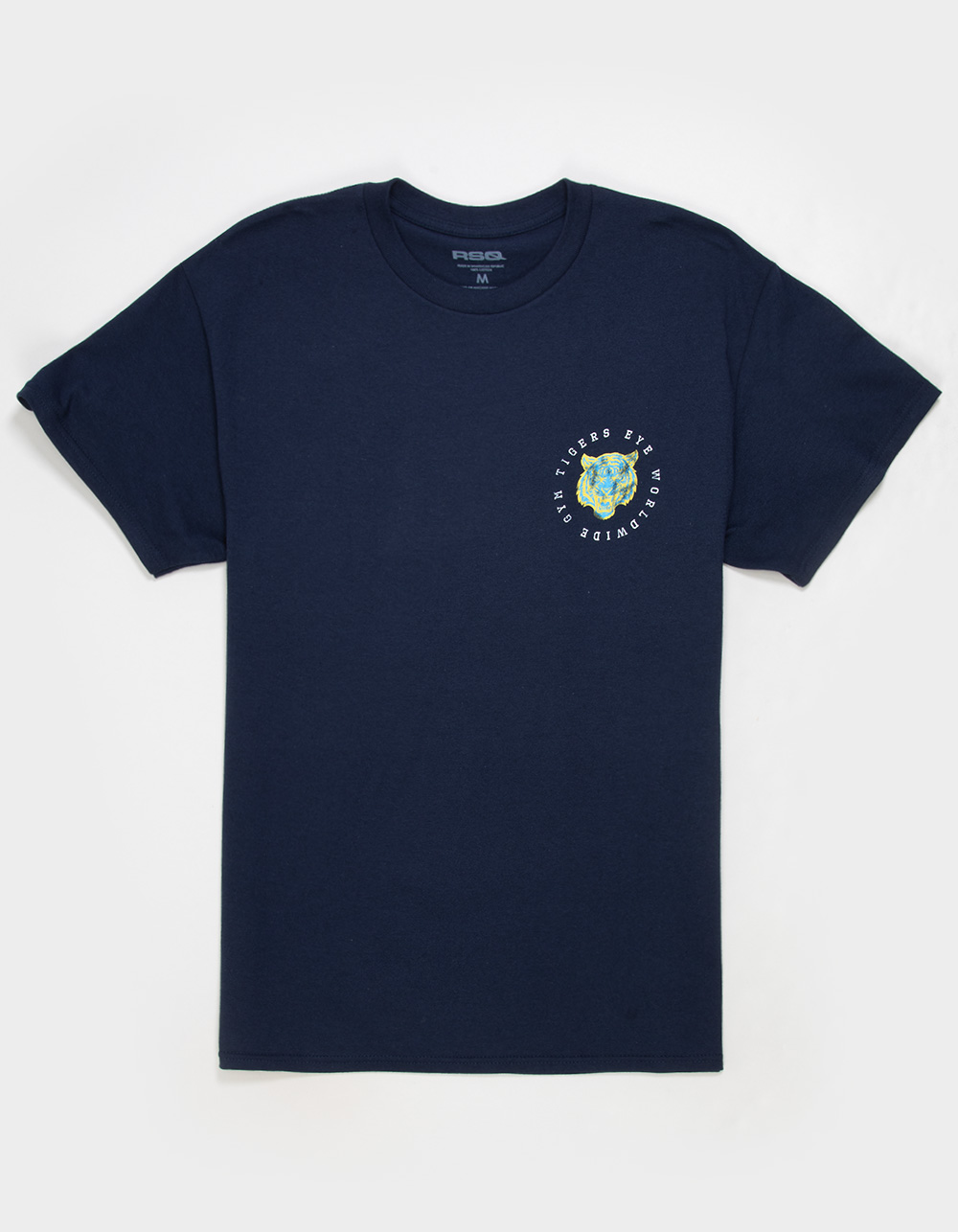 RSQ Mens Tigers Eye Gym Tee - NAVY