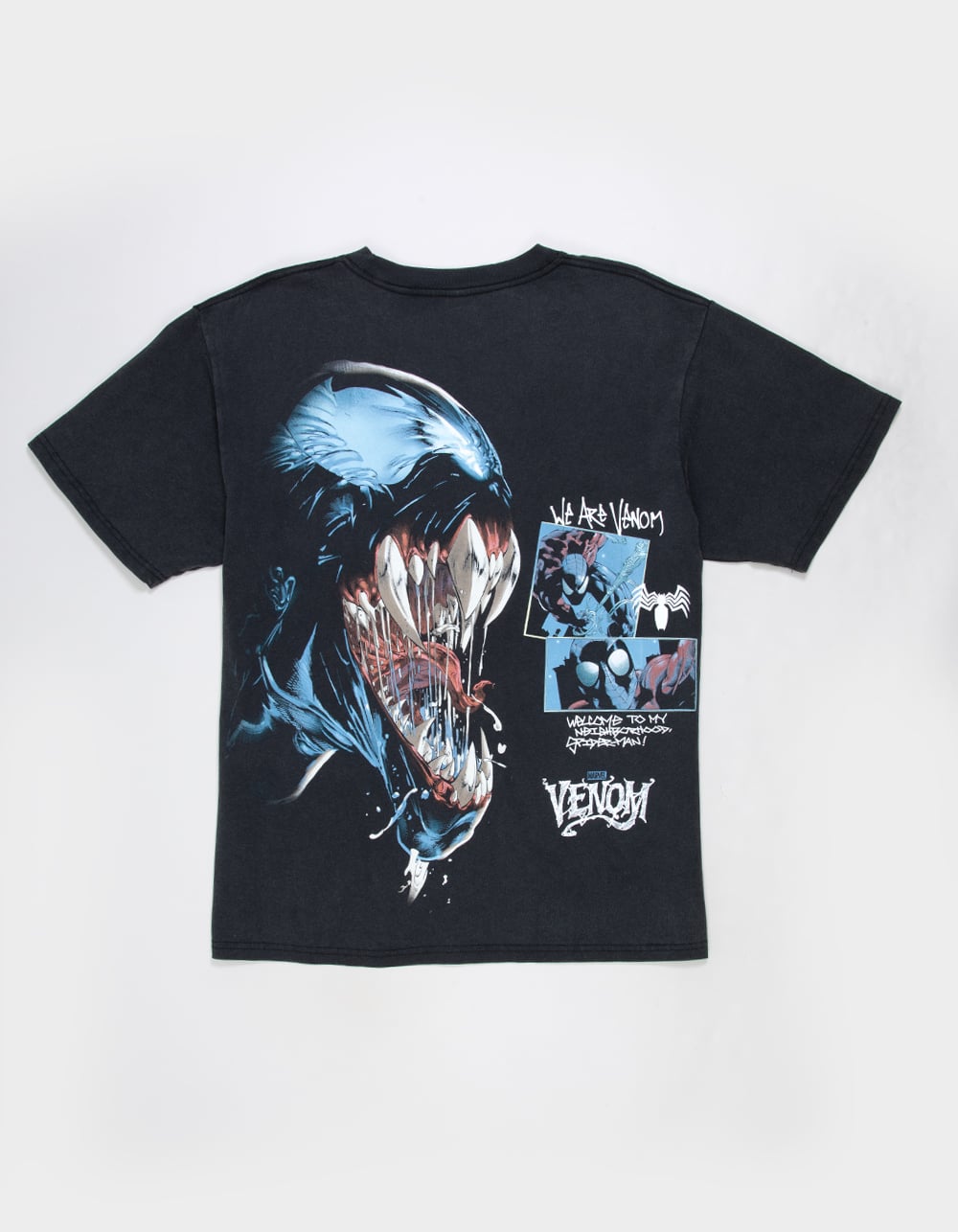 MARVEL Venom My Neighborhood Mens Tee - WASHED BLACK