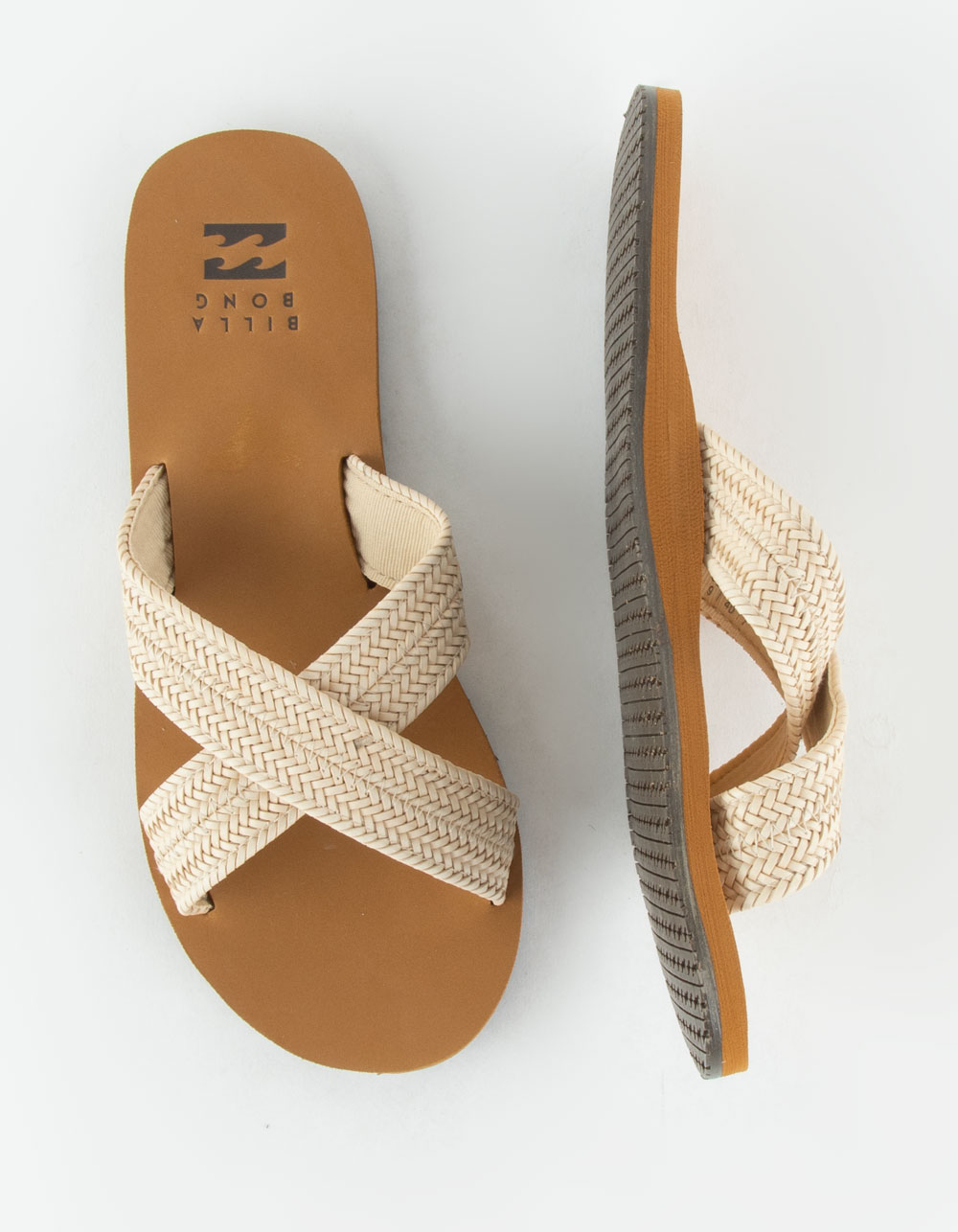 BILLABONG Avery Womens Slide Sandals WHITE Tillys