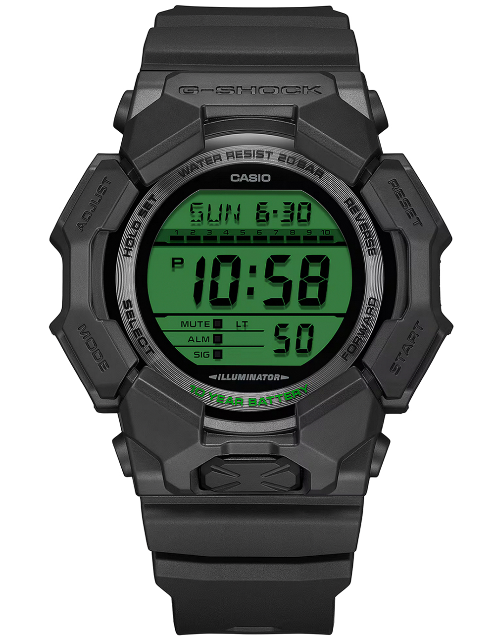 G-SHOCK GD010BEG-1 Watch - Black Green