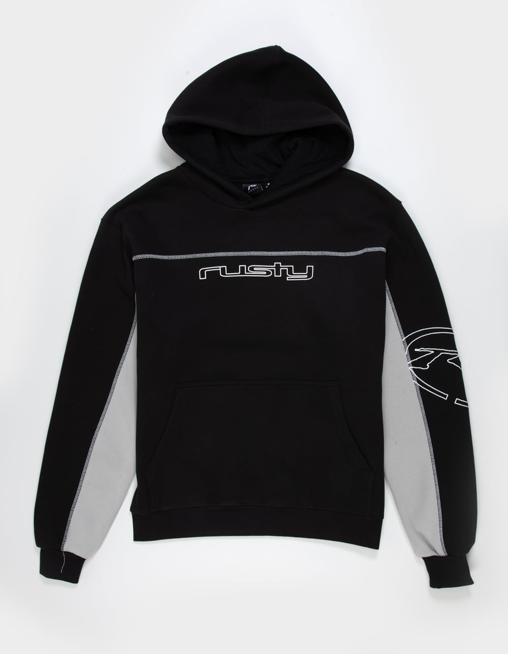 RUSTY Titan Mens Hoodie - BLACK