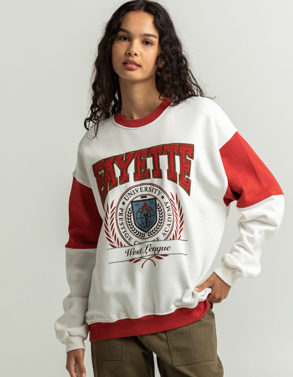 Columbia University Embroidered College Crewneck Sweatshirt - Trends Bedding