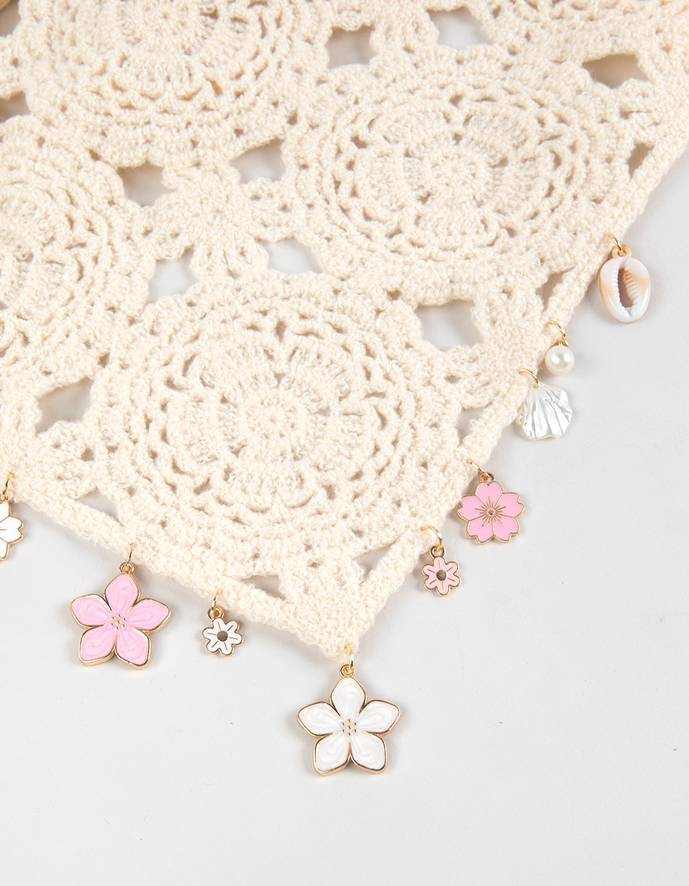 FULL TILT Crochet/Charm Headscarf - MULTI