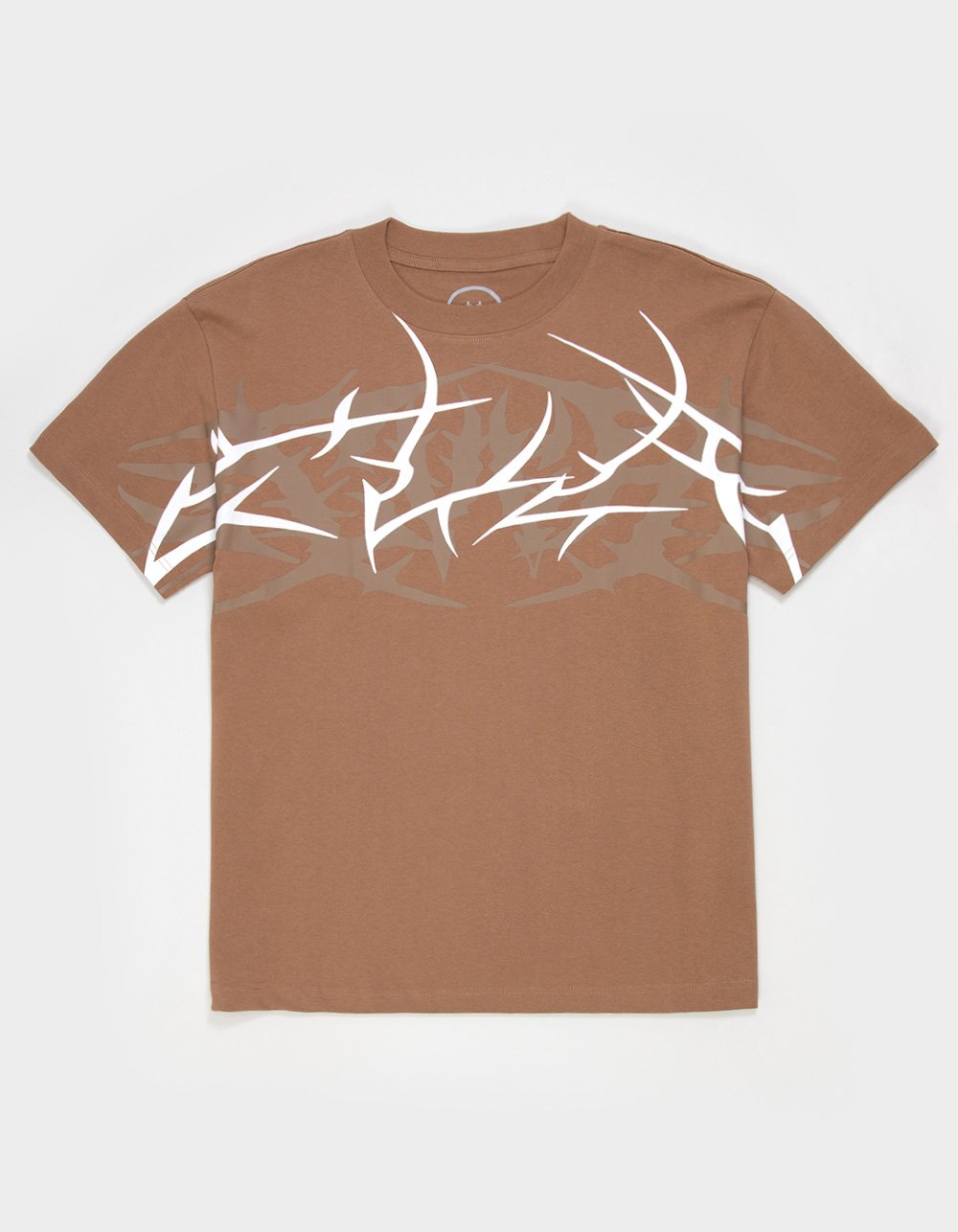 CVLA Cyber Streets Mens Boxy Tee - BROWN