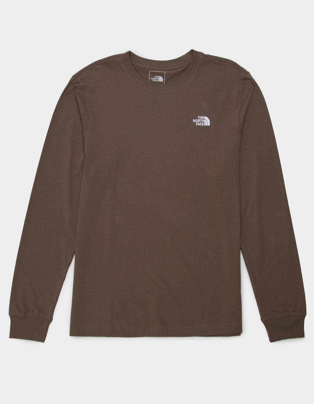 THE NORTH FACE Evolution Simple Dome Mens Long Sleeve Tee - BROWN