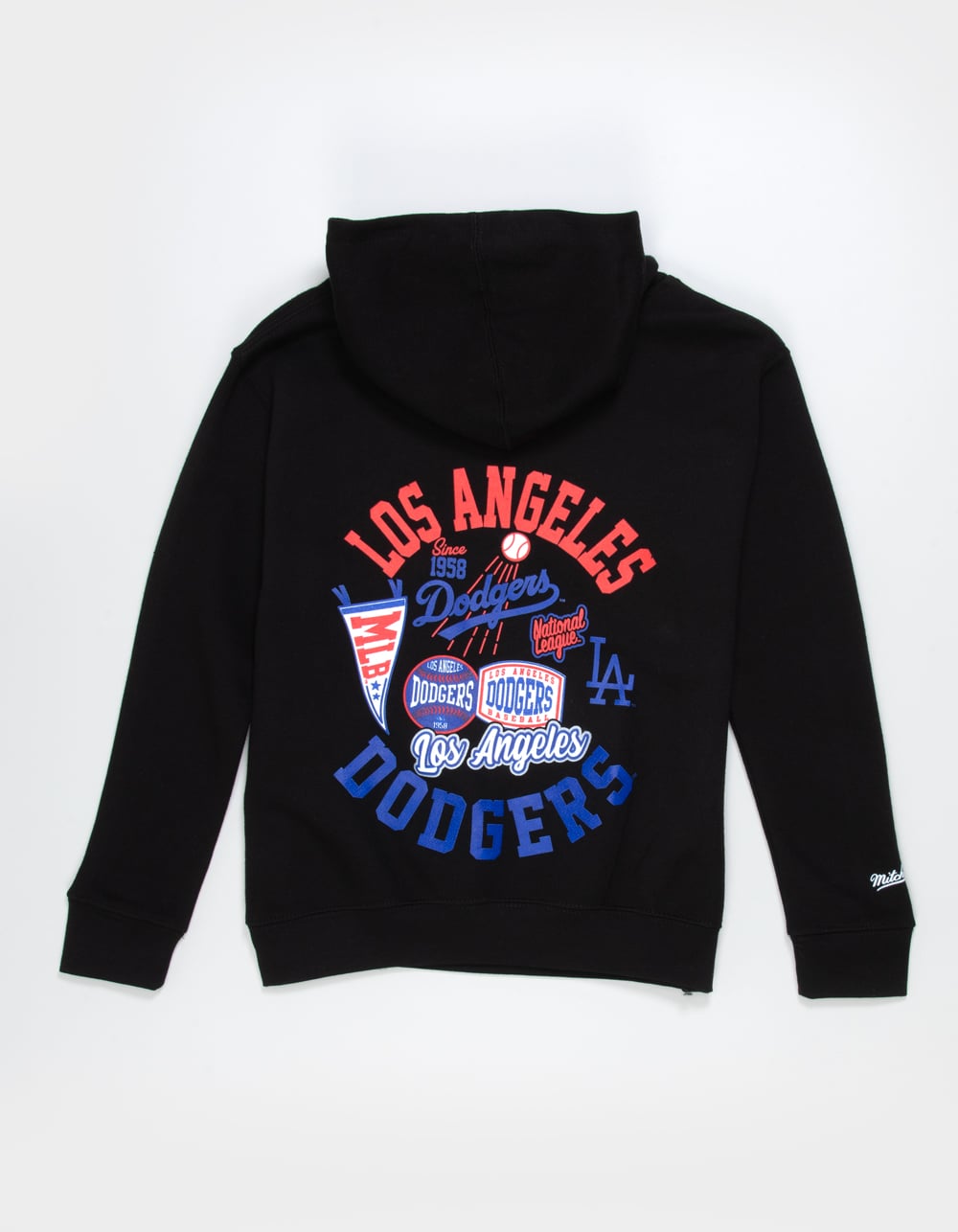MITCHELL & NESS Los Angeles Dodgers Sport Mag Boys Hoodie - BLACK