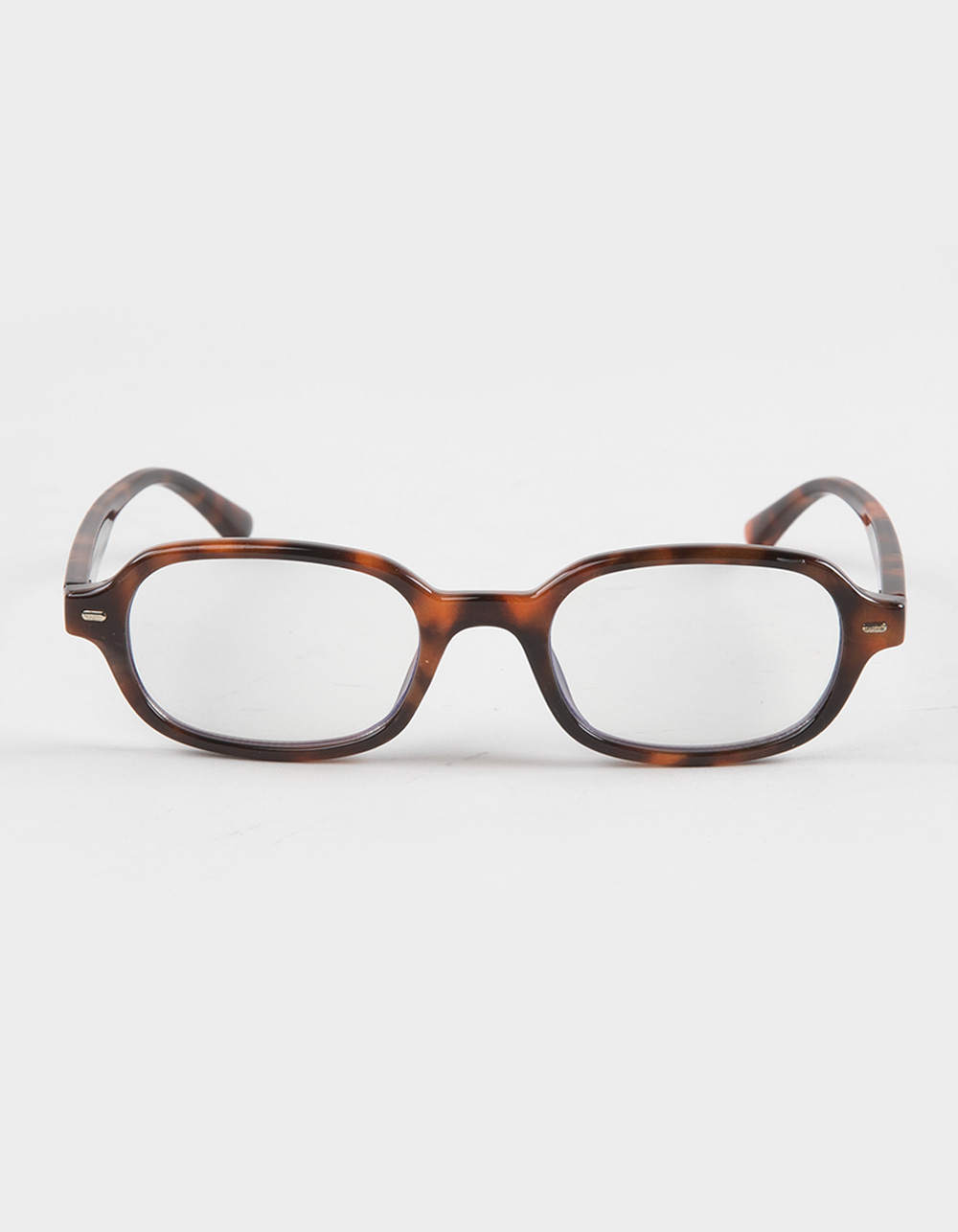RSQ Rectangle Blue Light Glasses - TORTOISE
