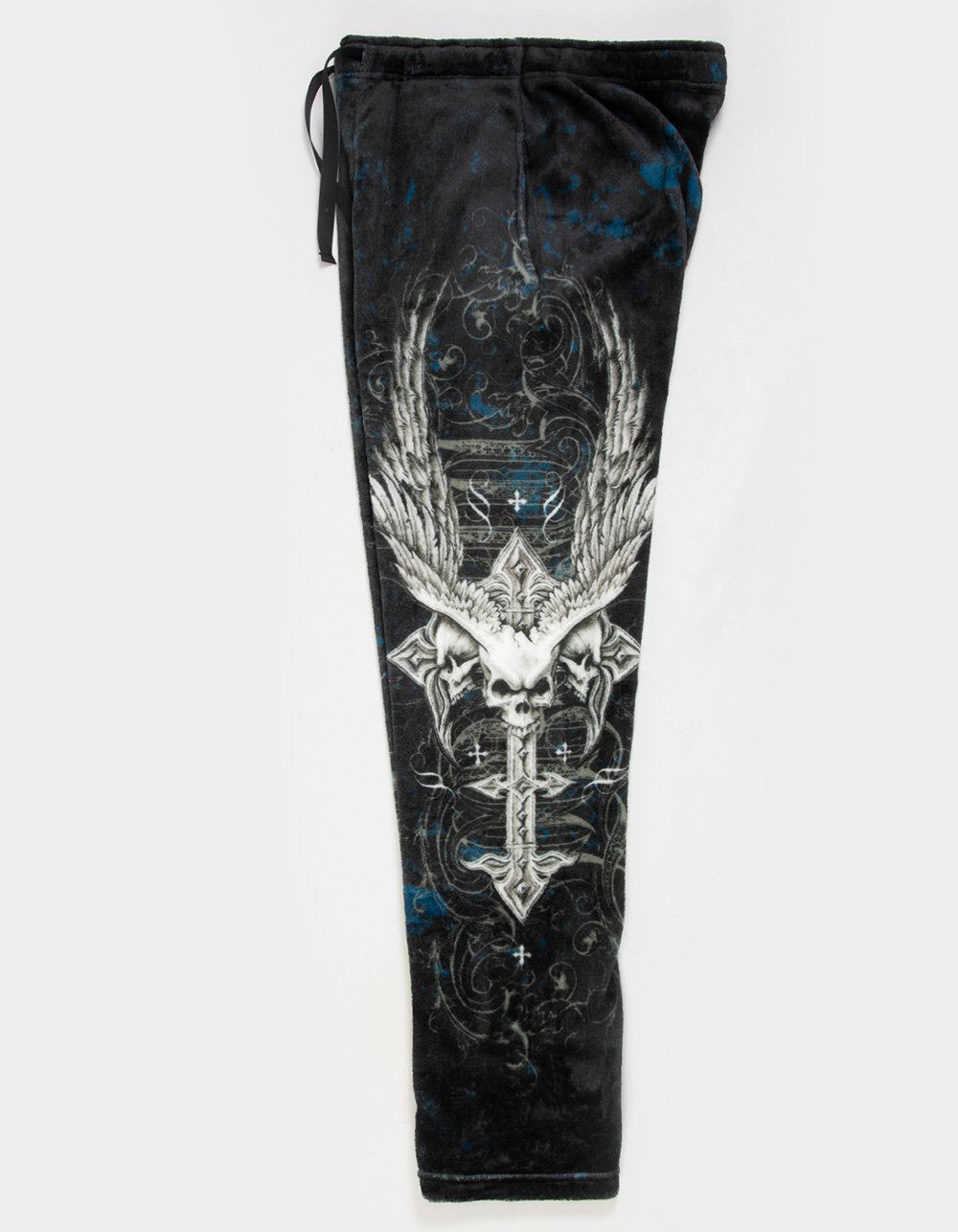 AFFLICTION Death Eyes Mens Lounge Pants - BLUE COMBO