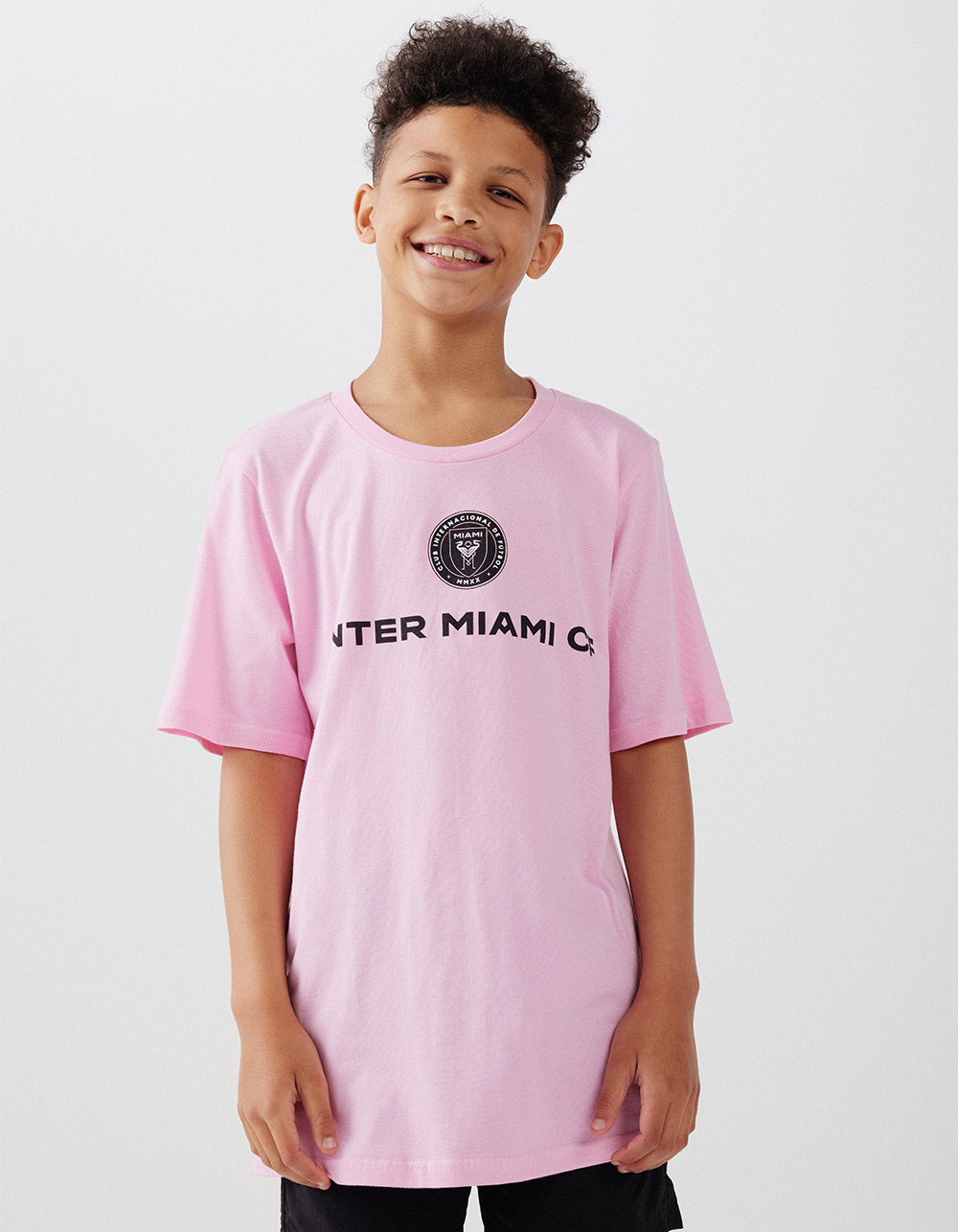OUTERSTUFF Miami Messi Boys Tee - PINK