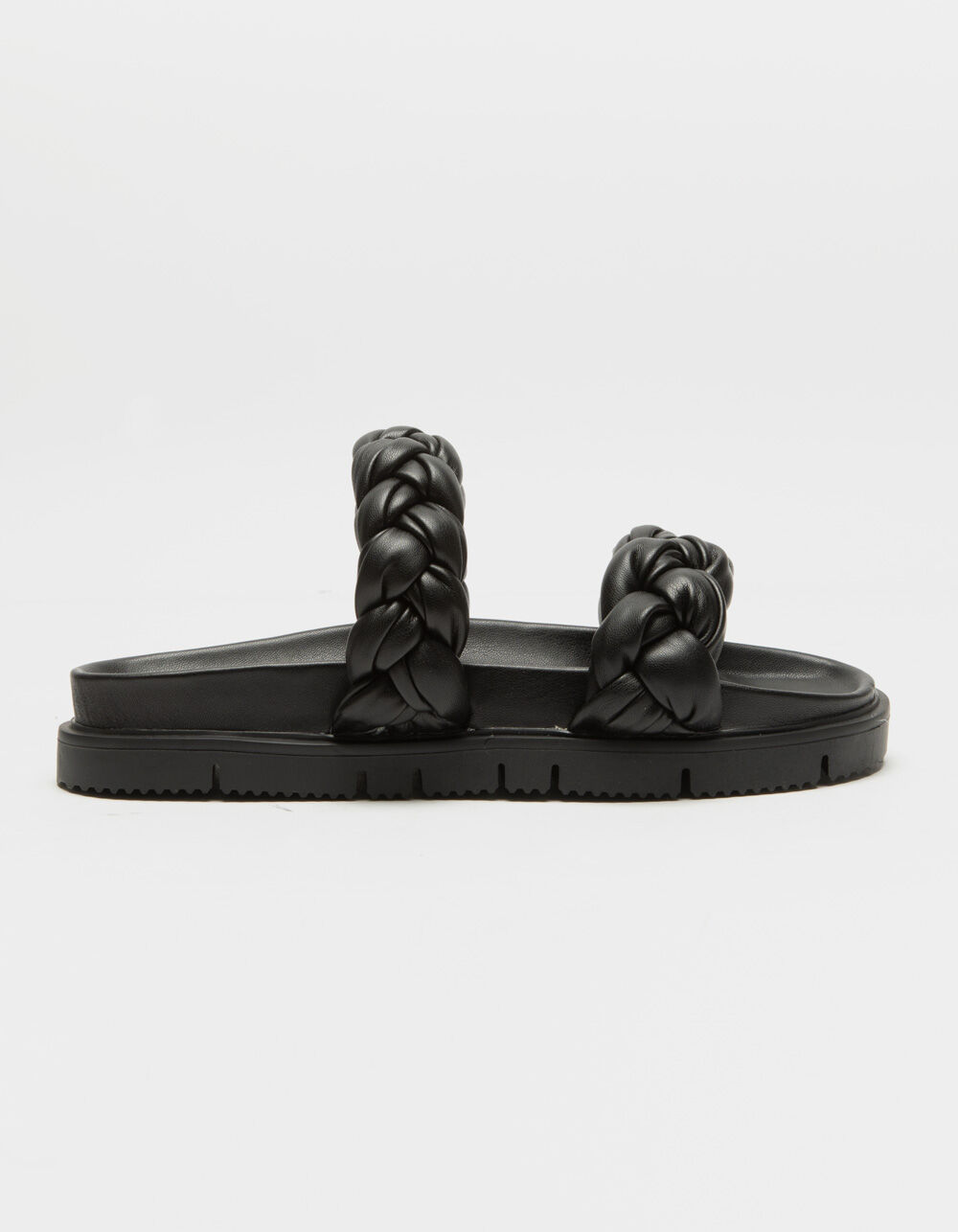 STEVE MADDEN Choice Womens Slide Sandals - BLACK | Tillys