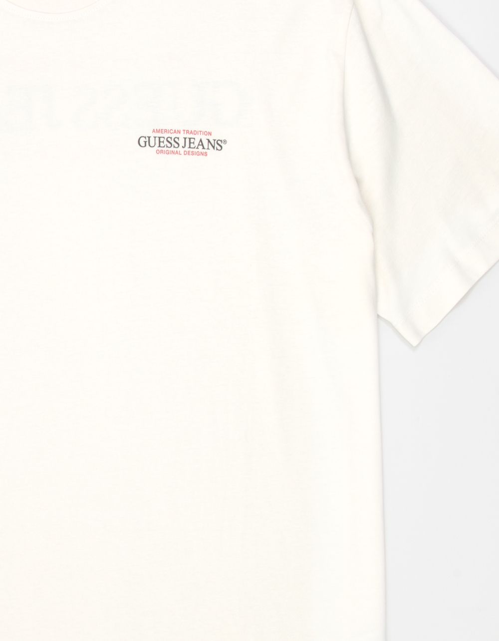 GUESS JEANS American Tradition Mens Tee - OFF WHITE