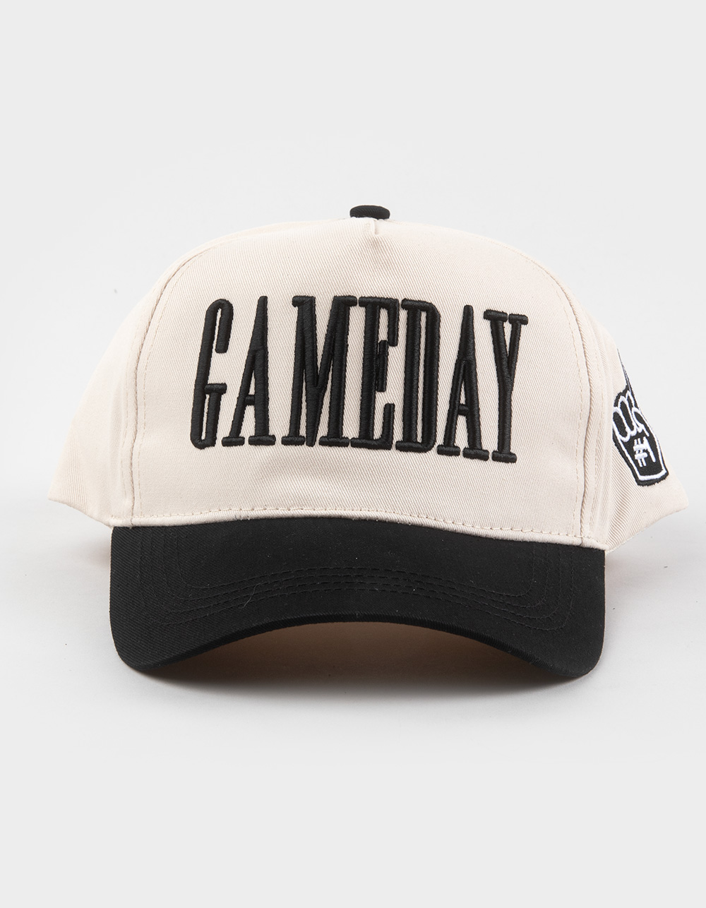 Gameday Womens Snapback Hat - BLACK