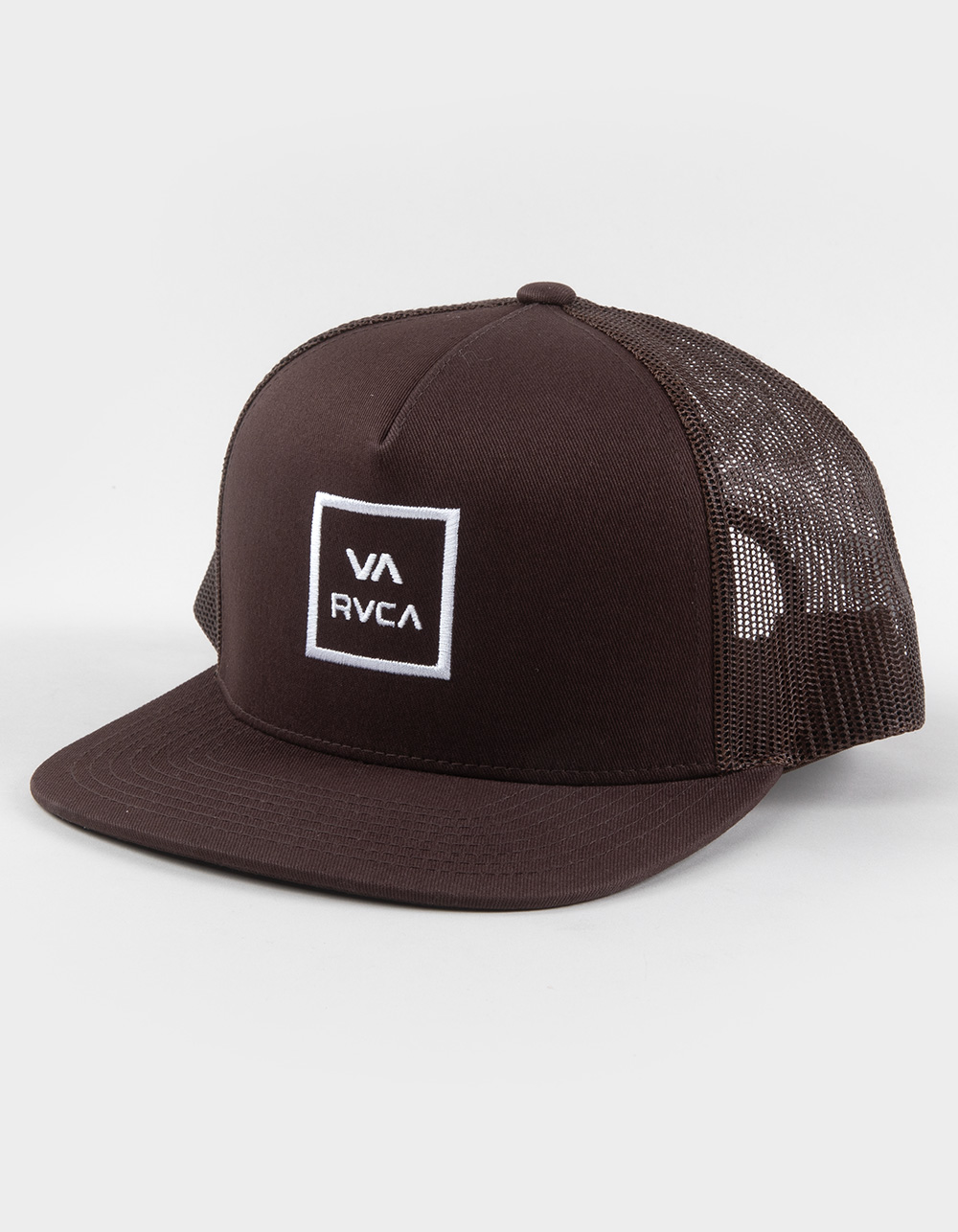 RVCA VA All The Way Trucker Hat - BROWN