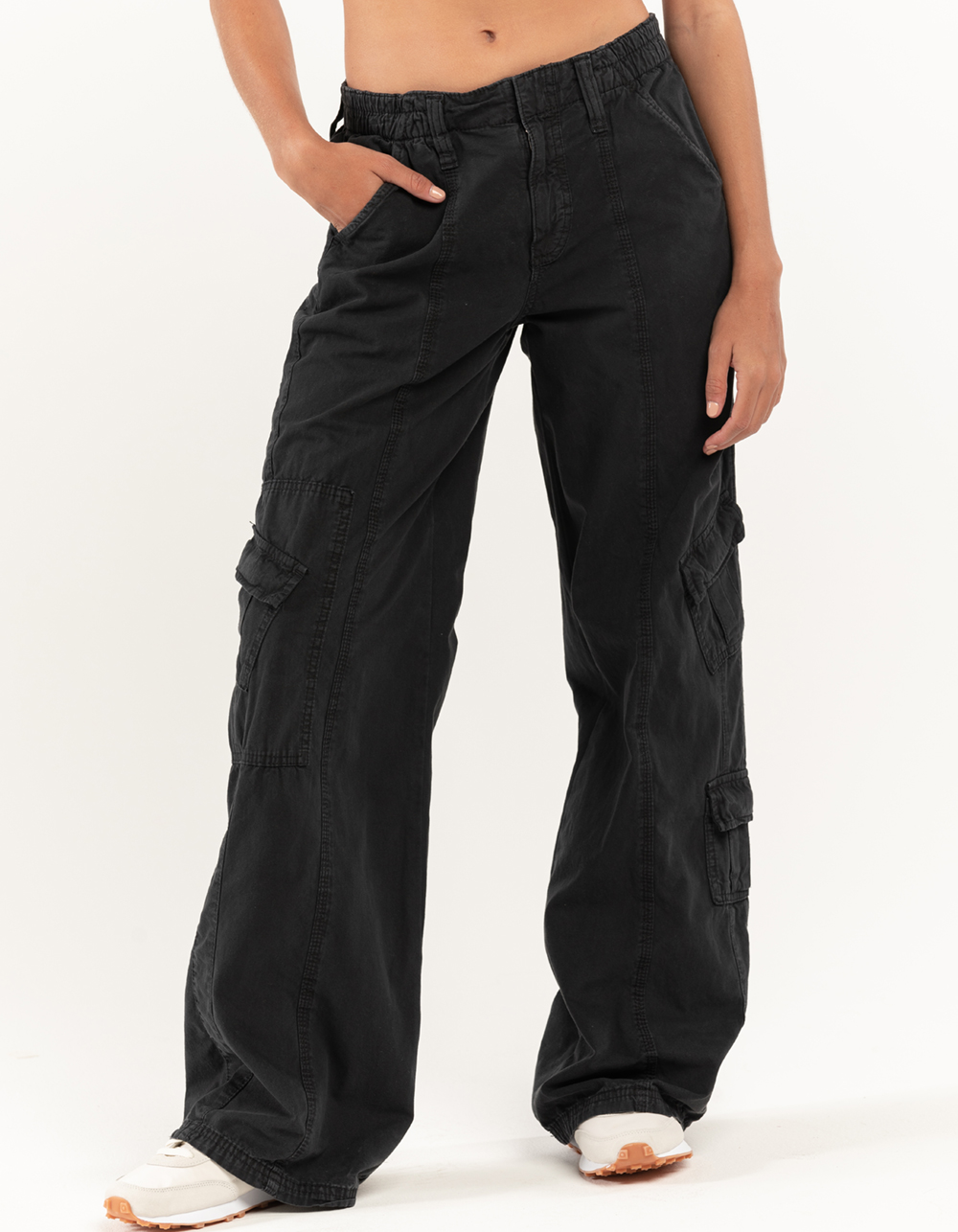 BDG Urban Outfitters Womens Winter Y2K Cargo Pants - WASHED BLACK | Tillys