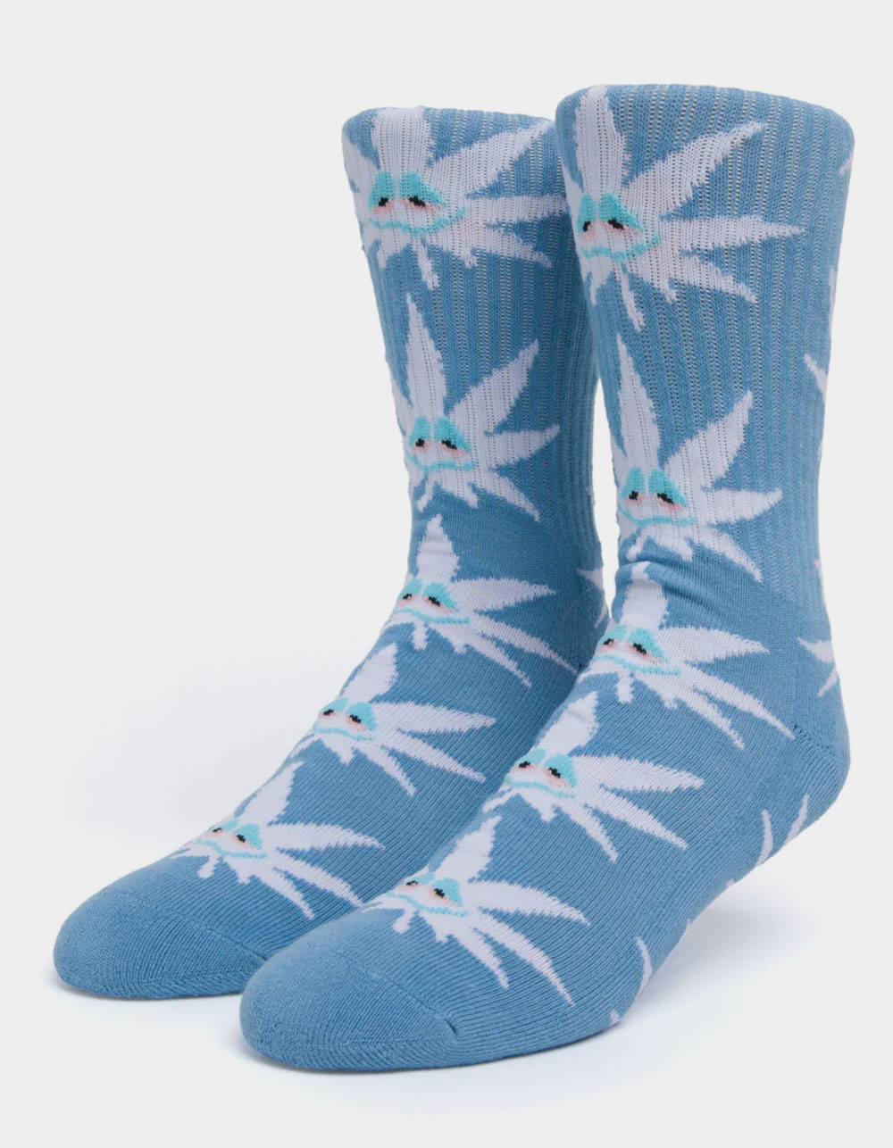 HUF Green Buddy Mens Crew Socks BLUE Tillys