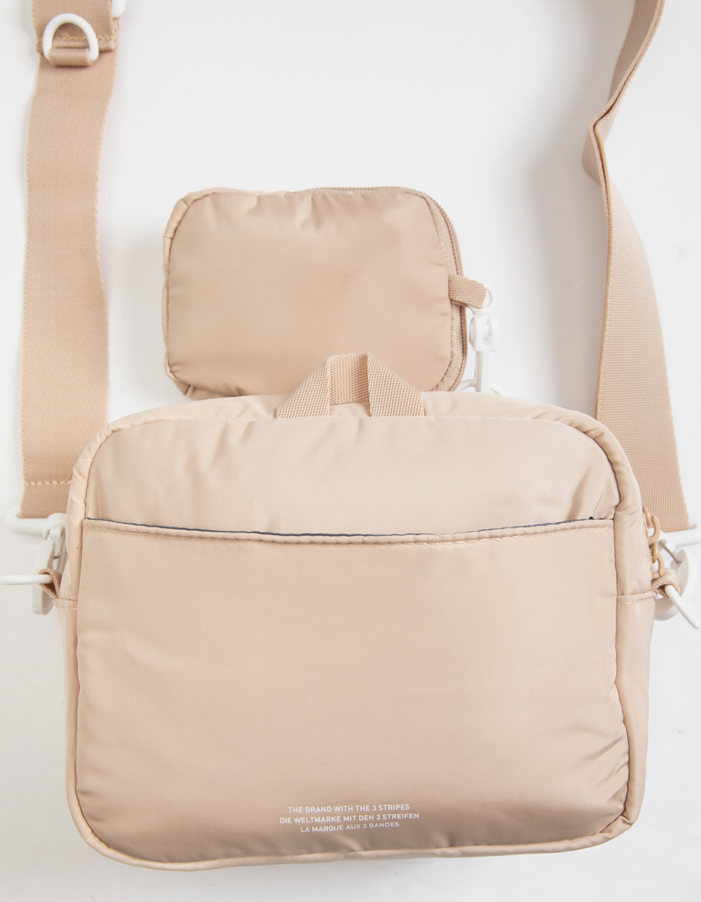 ADIDAS Originals Puffer and Pouch Crossbody Bag BEIGE Tillys