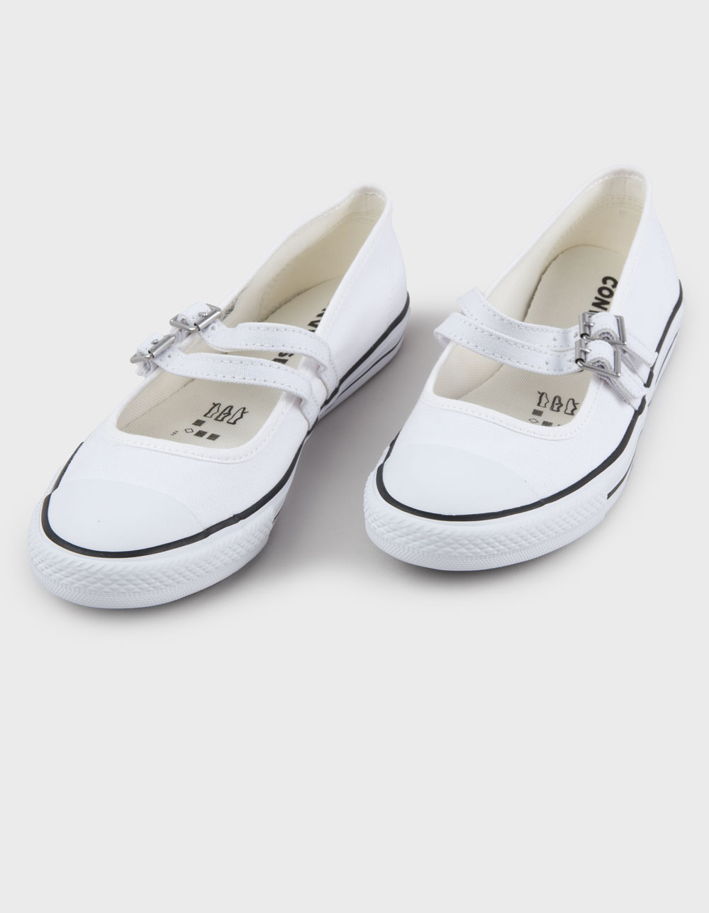 CONVERSE Chuck Taylor All Star Dainty Mary Jane Womens Shoes - WHITE