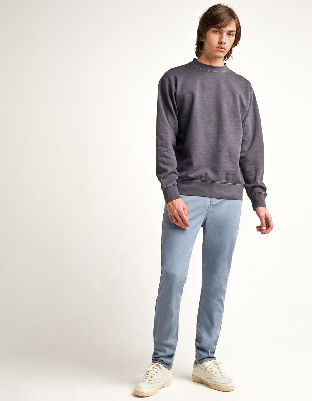 RSQ Mens Skinny Slate Blue Chinos 