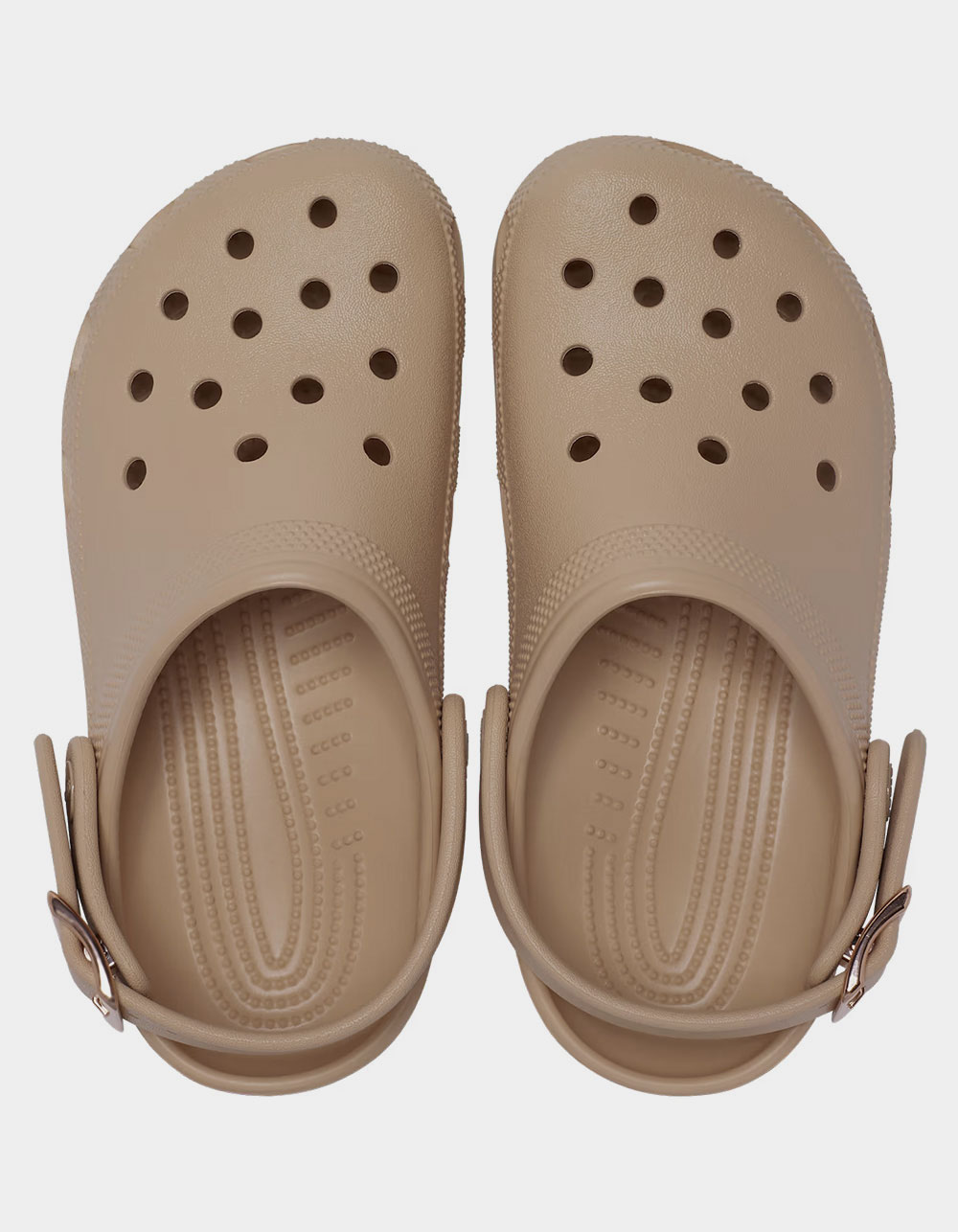 CROCS Classic Metallic Buckle Clogs - BLUSH
