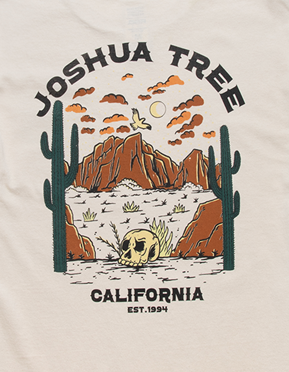 RSQ Mens Joshua Tree National Park Tee TAUPE Tillys