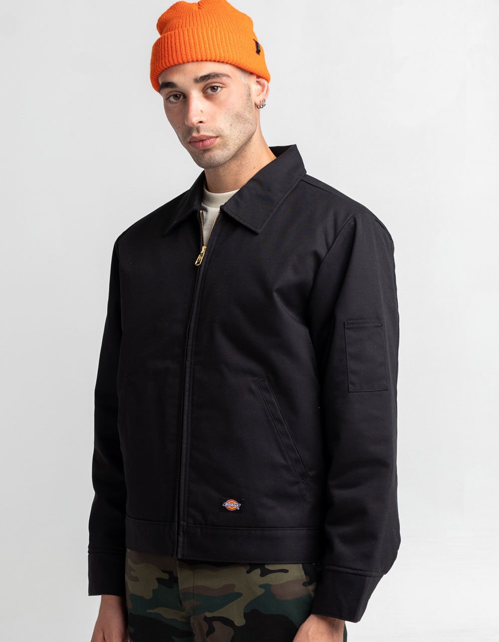 DICKIES Lined Eisenhower Mens Jacket - BLACK