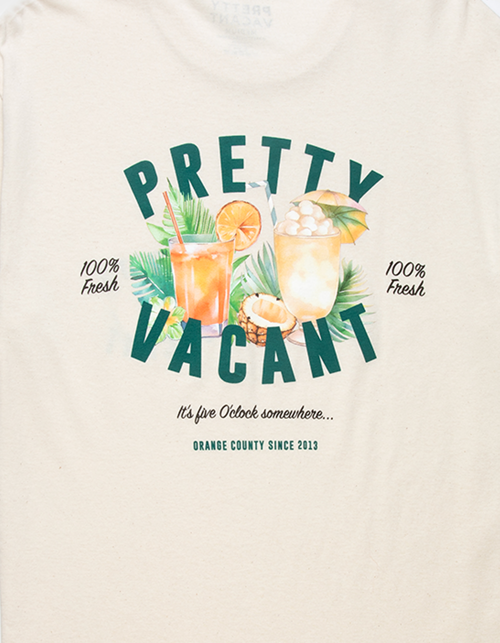 PRETTY VACANT Vacation Mens Tee - NATURAL