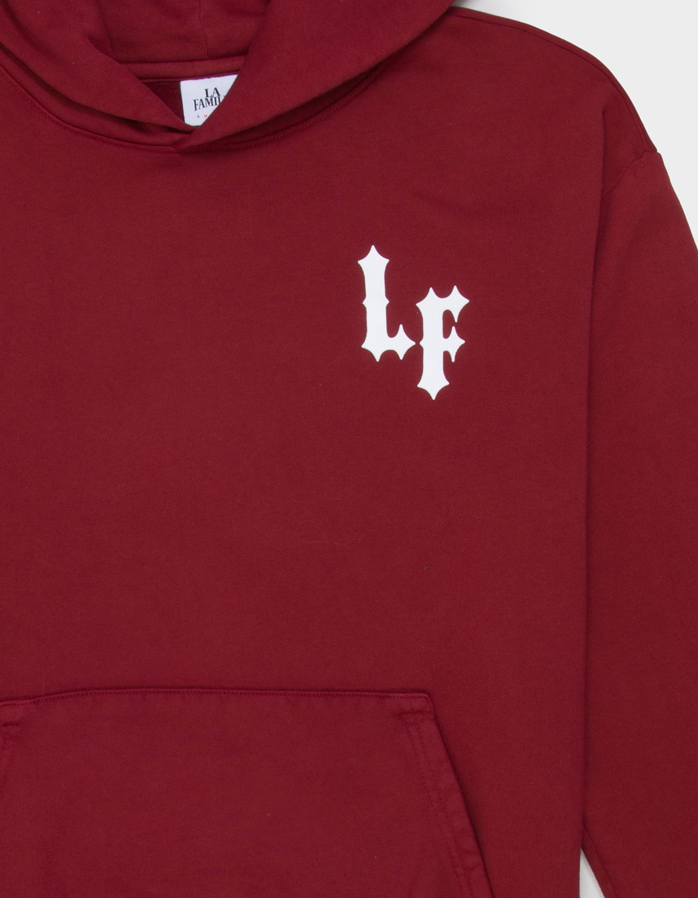 LA FAMILIA Los Angeles Mens Hoodie - RED
