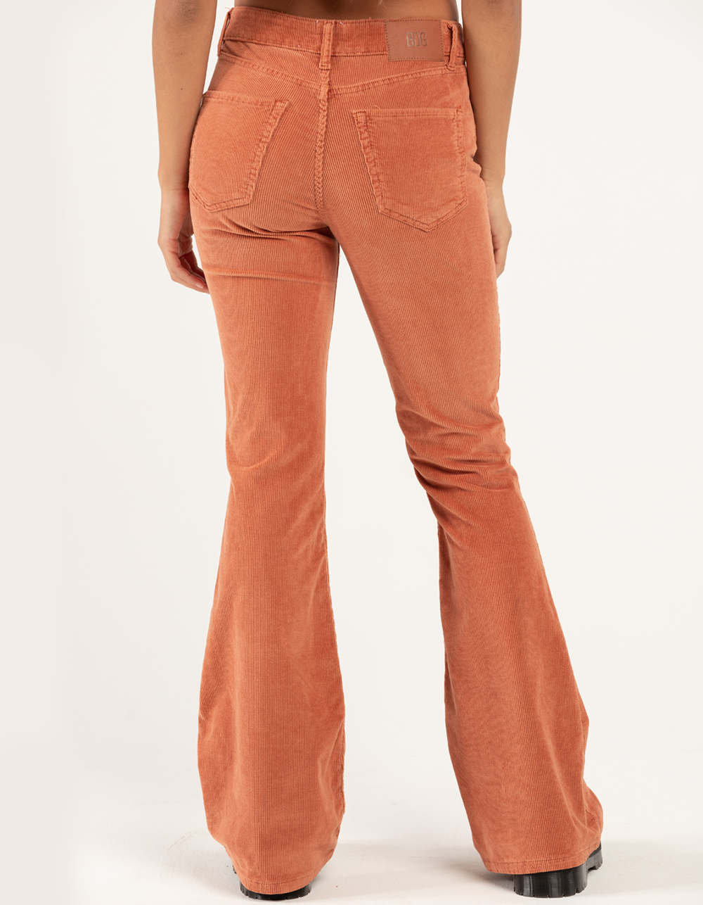 New York & Co. NY&Co Women's High-Waisted Corduroy Flare Pant Tan -  ShopStyle