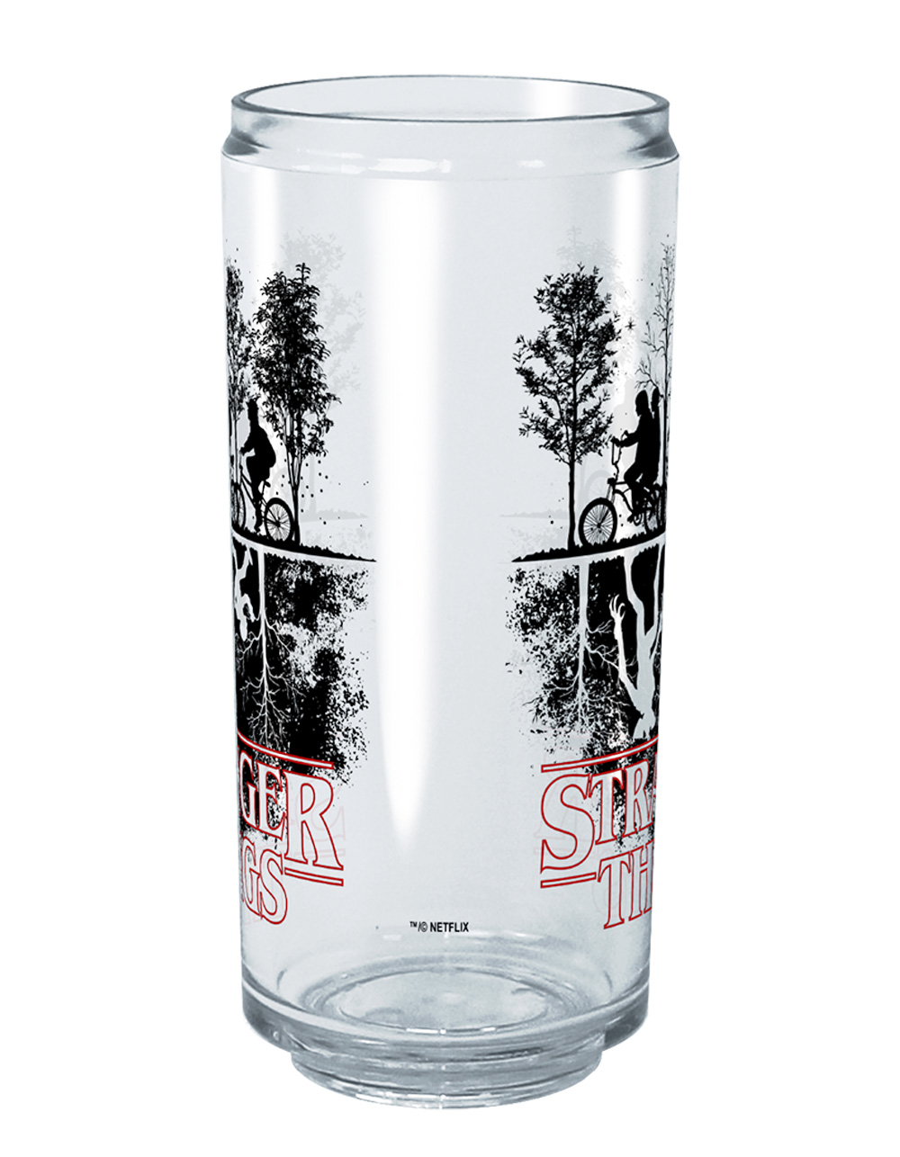 STRANGER THINGS 16 oz Upside Down Silhouette Cup - CLEAR