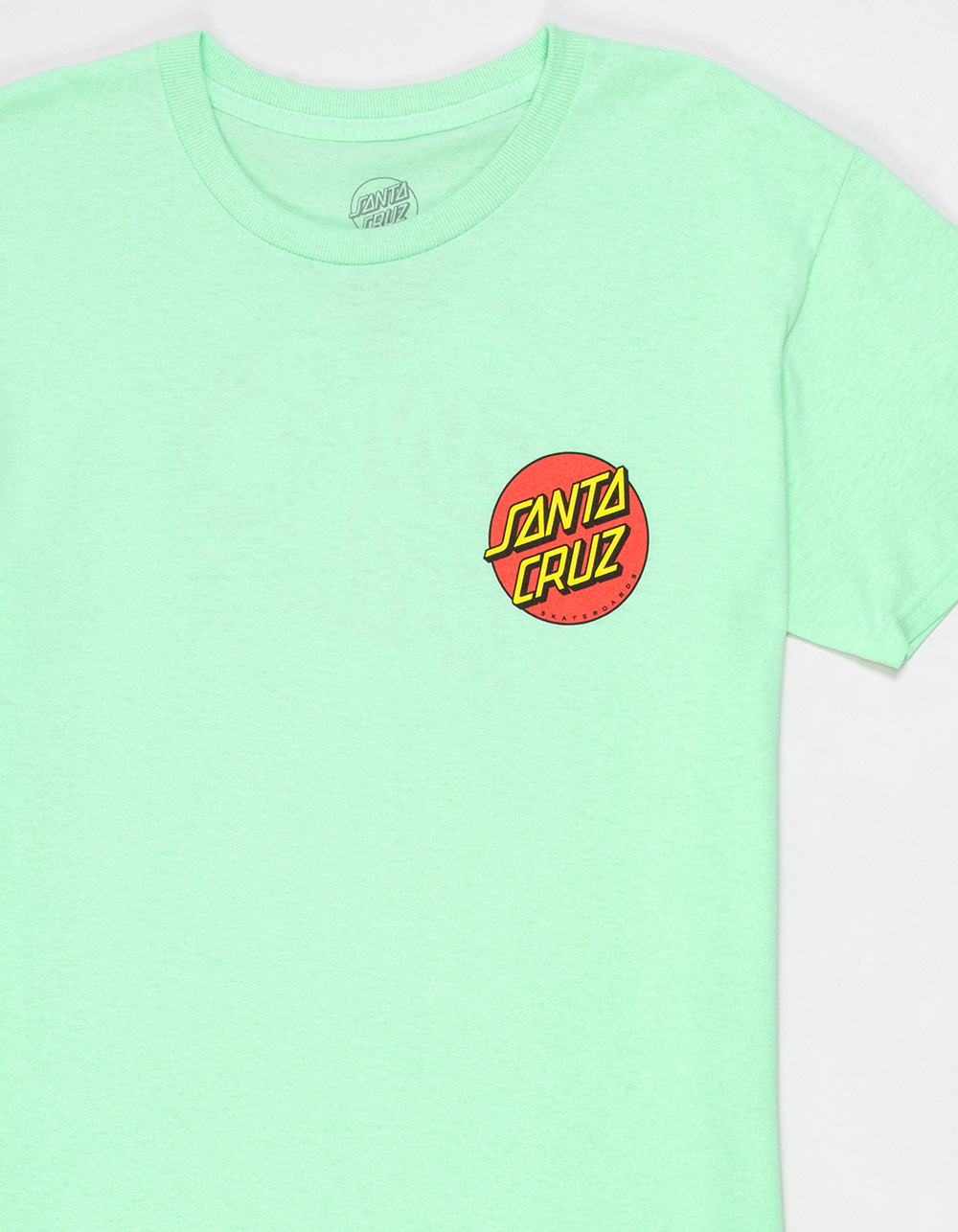 SANTA CRUZ Beware Dot Boys Tee - MINT