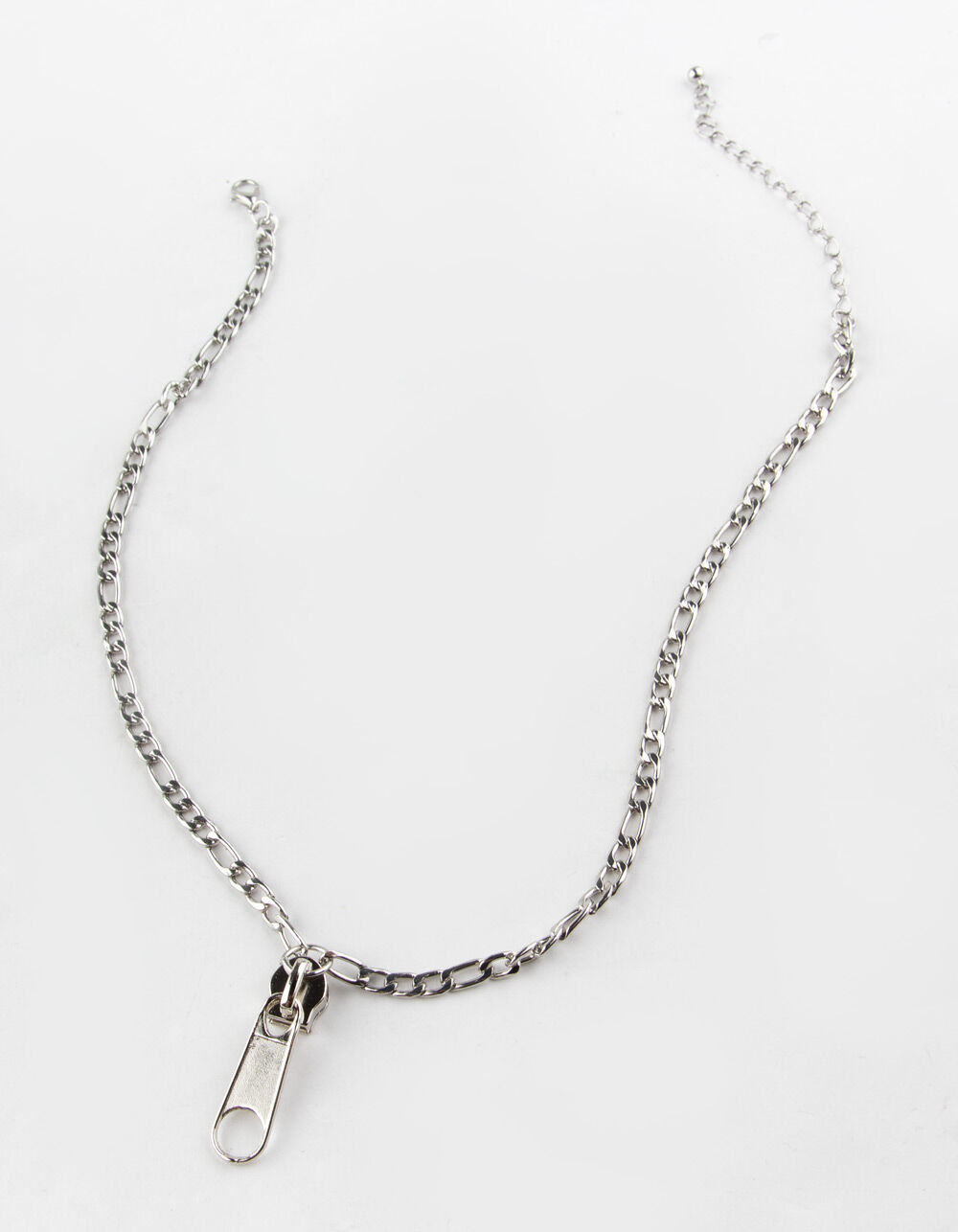 FULL TILT Zipper Chain Necklace SILVE Tillys