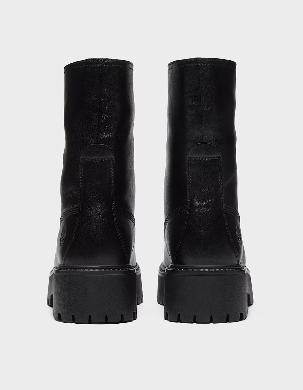 TIMBERLAND Stone Street Womens Fold Over Platform Boots - BLACK