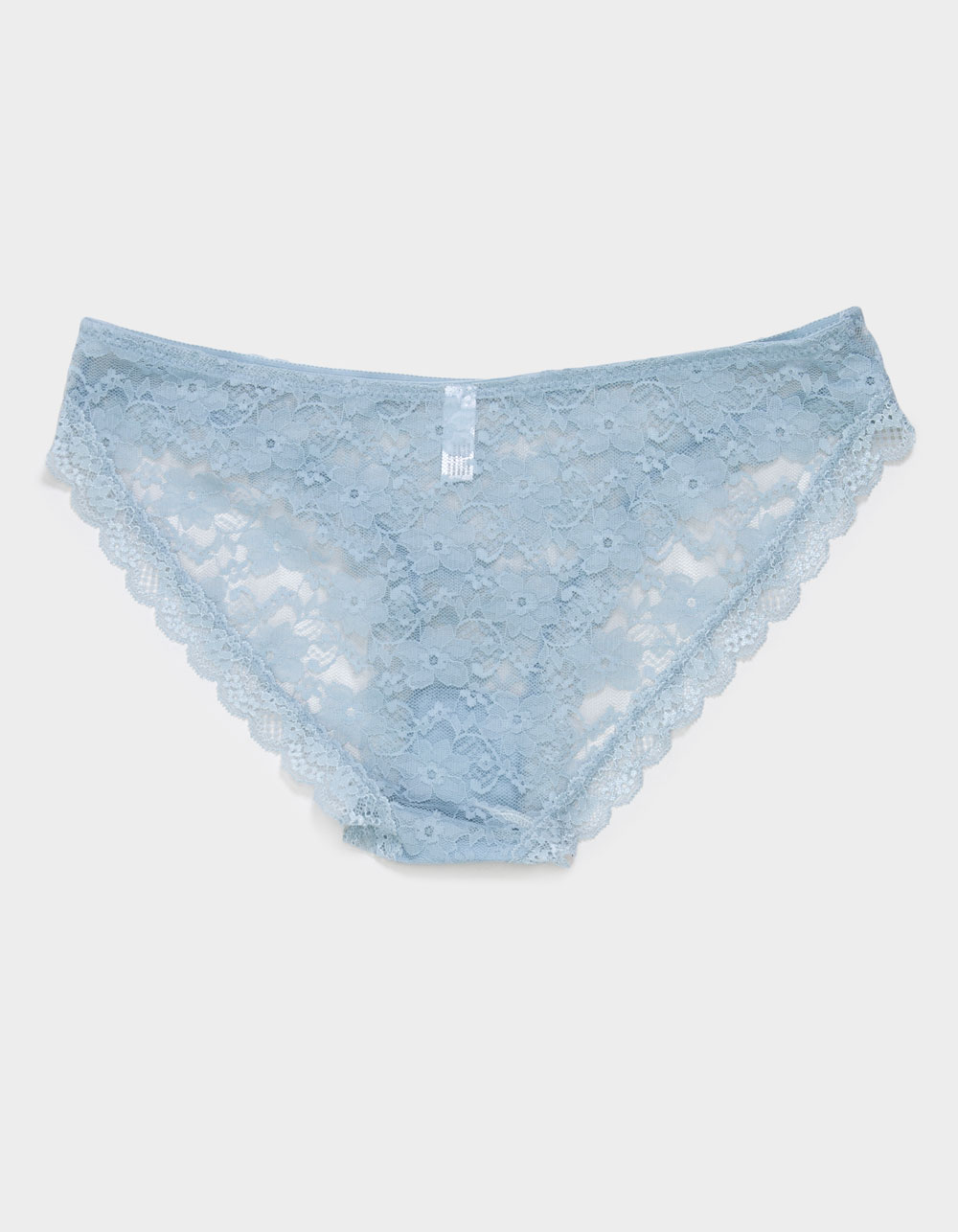 FULL TILT Allover Lace Bikini Panties - LIGHT BLUE