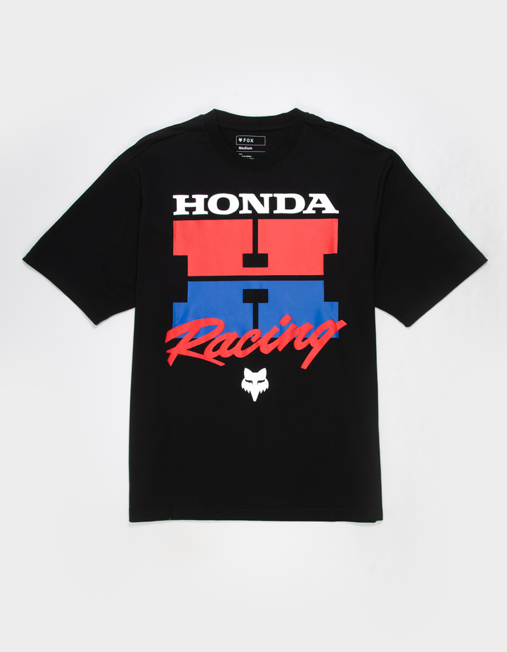 FOX x Honda Racing Mens Tee - BLACK