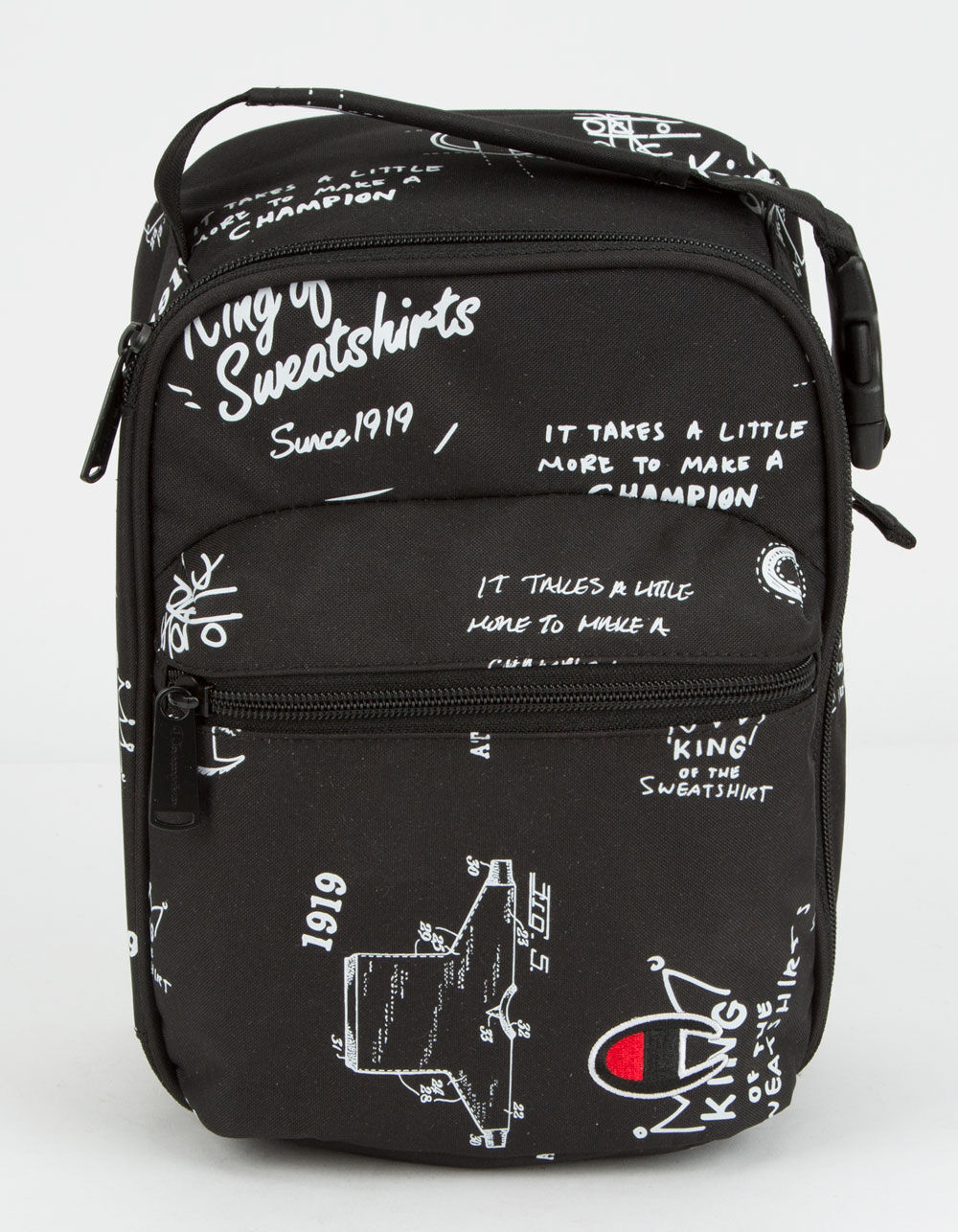 CHAMPION Supercize Black & White Lunch Bag BLACK/WHITE Tillys