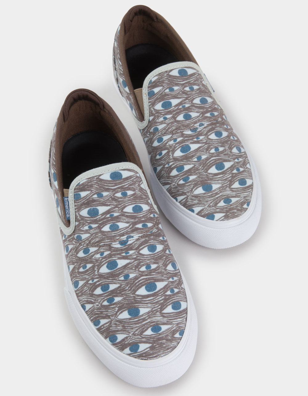 EMERICA x Templeton Wino G6 Mens Slip On Shoes - BROWN/BLUE