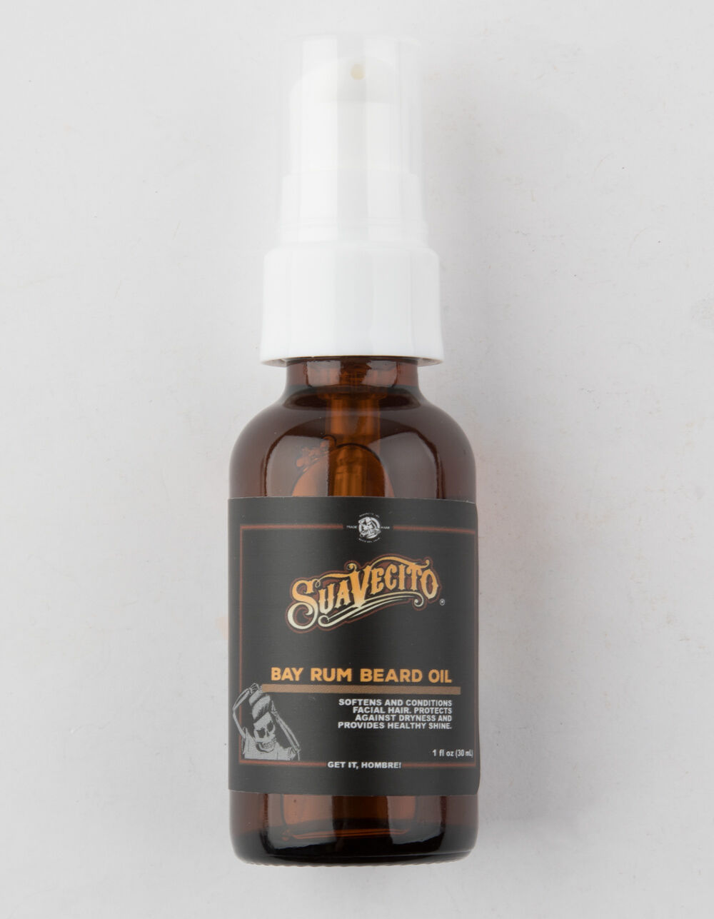 SUAVECITO Bay Rum Beard Oil BROWN Tillys