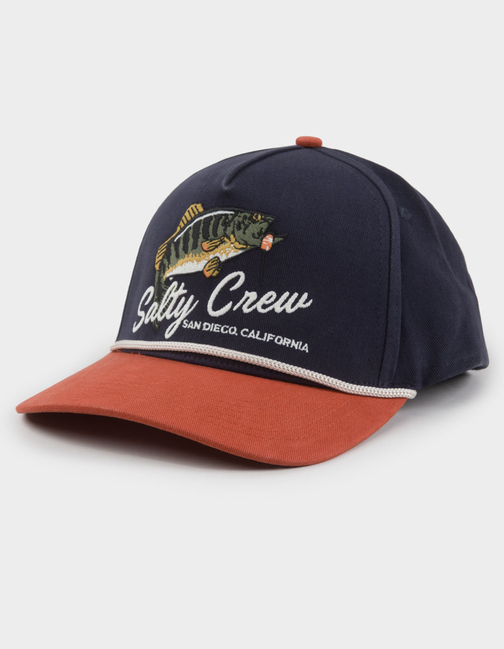SALTY CREW Bareback 5 Panel Snapback Hat - NAVY COMBO