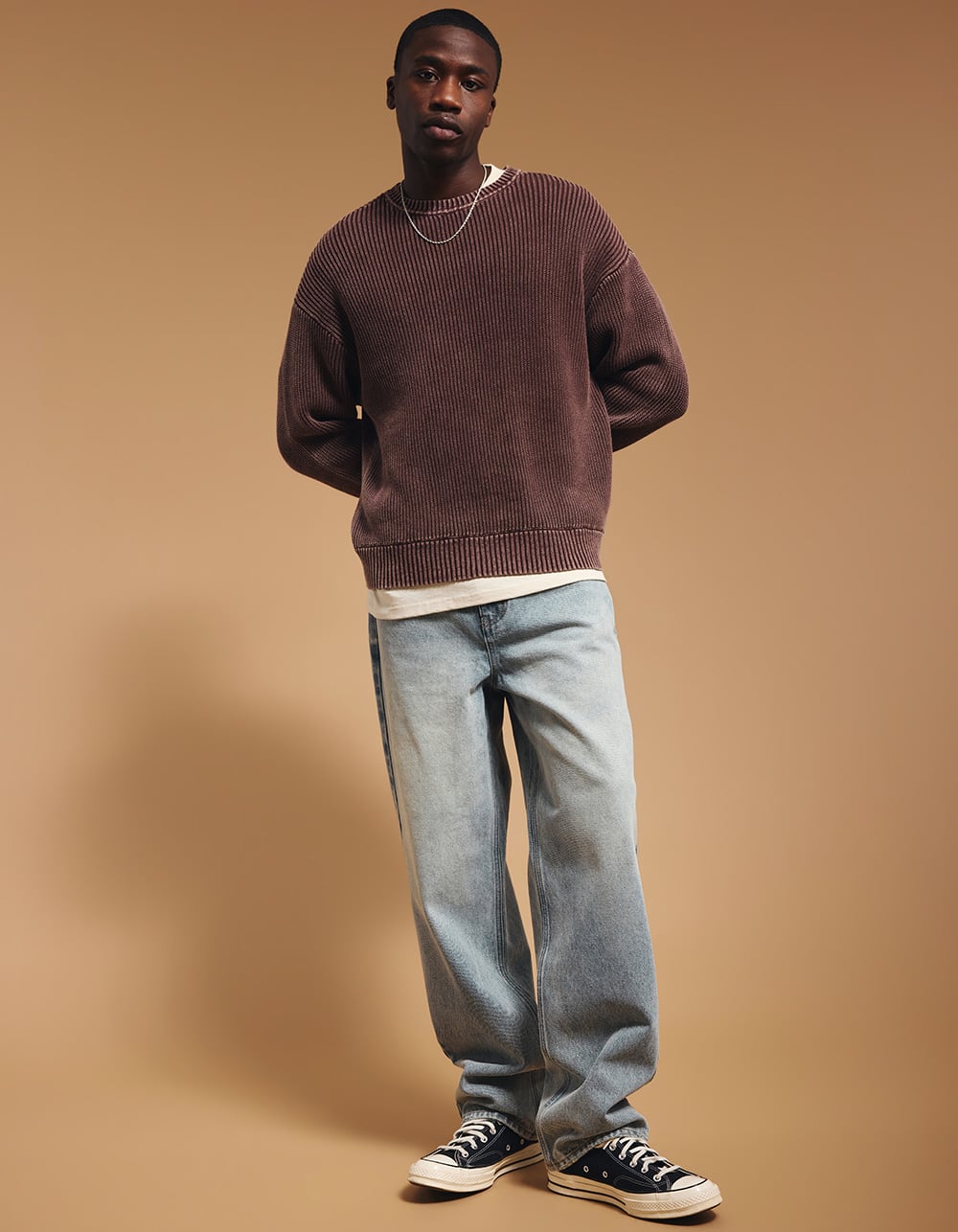 RSQ Mens Sweater - BROWN