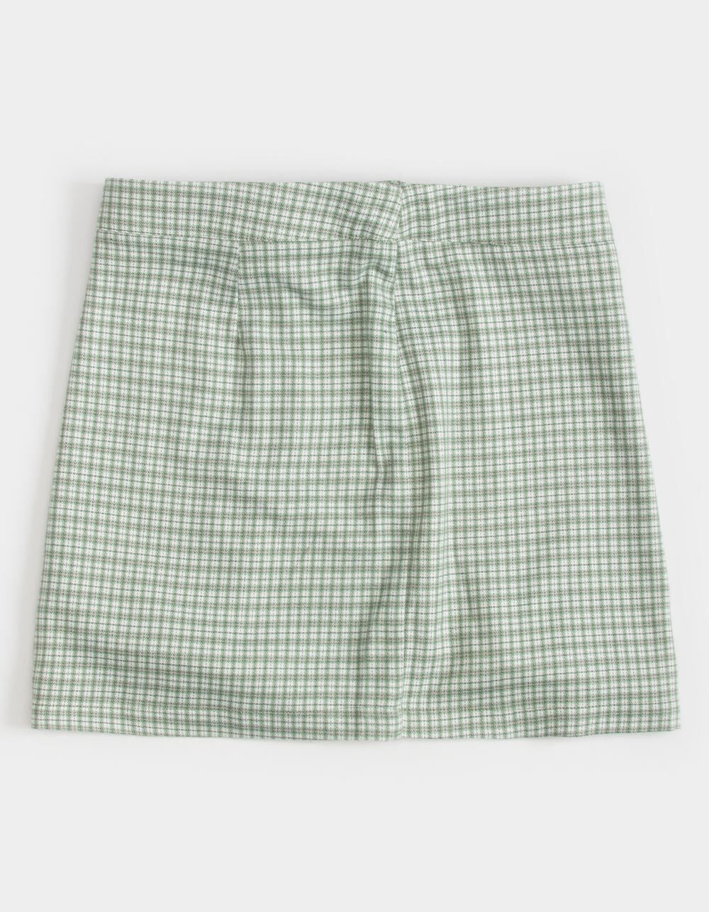 FULL TILT Plaid Girls Wrap Skirt - GREEN COMBO | Tillys