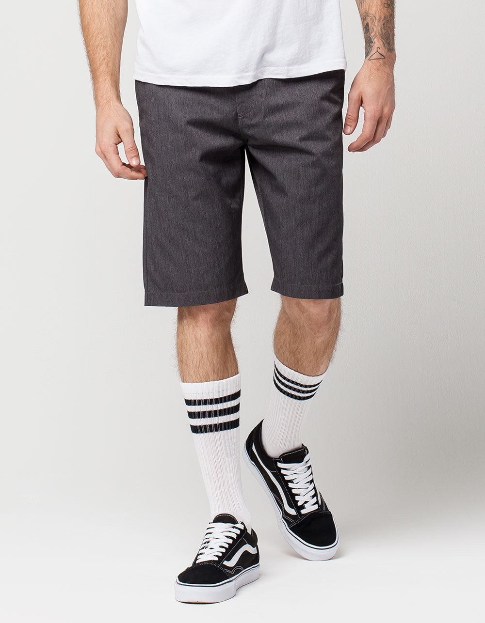 Modern Frickin II Mens Chino Shorts CHARCOAL Tillys
